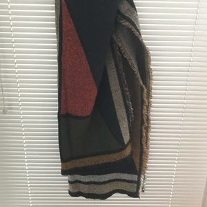 Zara Multicolored Geometric Scarf 🧣